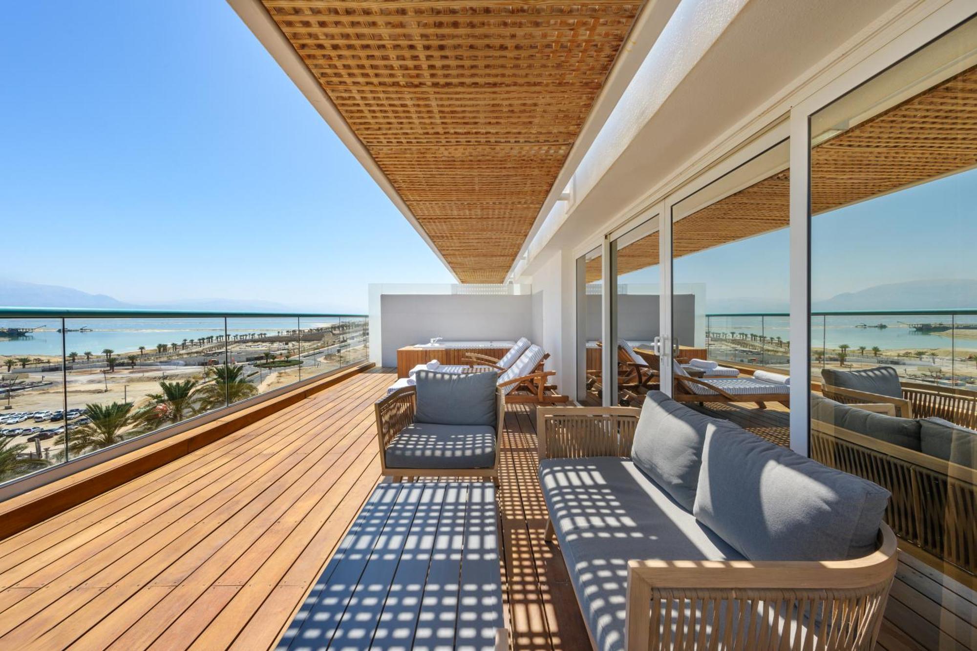 Nevo By Isrotel Collection Ein Bokek Exterior foto The view from the rooftop